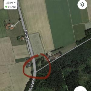 Parkplatz bei der Gedenkstätte