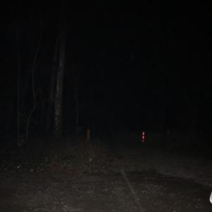 Kleiner waldparkplatz