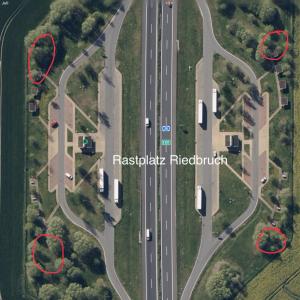 A 20 Rastplatz Riedbruch (zw. HGW und HST)