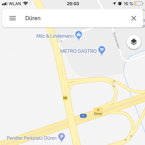 Pendlerparkplatz A4,  Ausfahrt Düren