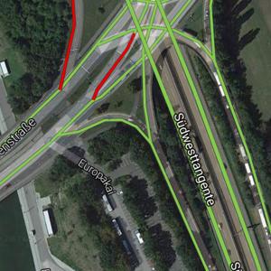 Hafenparkplatz -  Nürnberg