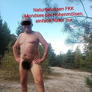 Naturbelassen, FKK Bereich vom Mondsee.