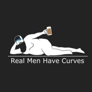 Echte Kerle haben Kurven