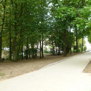 Am Sommer bad parkplatz