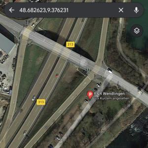 P & R Wernau - Köngen an der 313