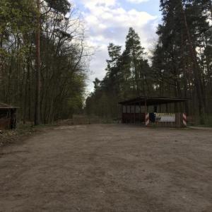 Parkplatz Erkner nahe der Autobahn