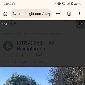 Parkplatz Haimpfarrich - Nähe ROTHSEE