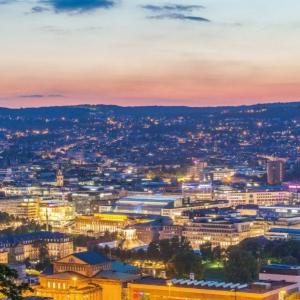 Kreis Stuttgart und Umgebung.