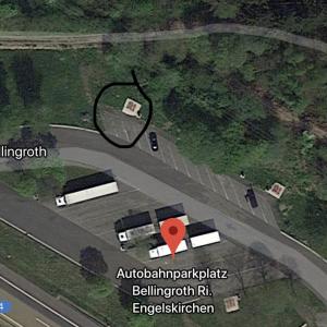 Autobahnparkplatz Bellingroth Ri. Engelskirchen