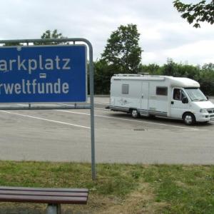 Autobahnparkplatz Urweltfunde A8