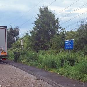PP A44 Am Tunnel, in Richtung Aachener Kreuz.