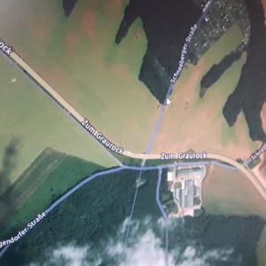 Kleiner wald an der umgehung bei zwickau zwischen