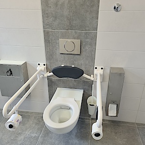 Spaß am Bahnhof schlema Toilette