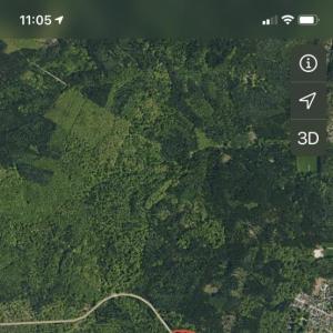 Rosengarten Straße auf dem Berg