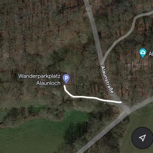 Parkplatz Alaunloch „im Loch“