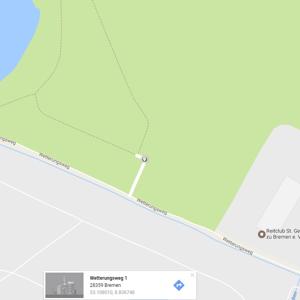 Unisee-Parkplatz / Haus am Walde