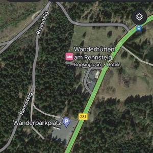 B 281 Parkplatz Rennsteigbaude Neuhaus/Rwg.