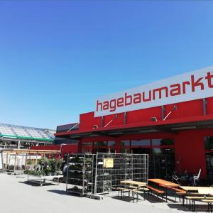 Hagebau am abend