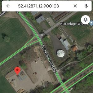 Parkplatz an der A10 Abfahrt Phöben / Werder