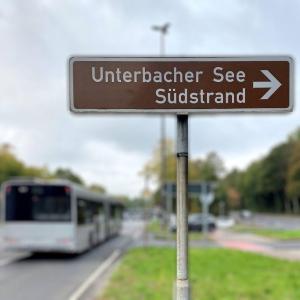 Unterbacher See Südstrand Parklätze