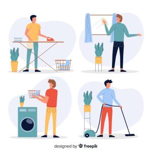 Putz- und Haussklaven für die Damen