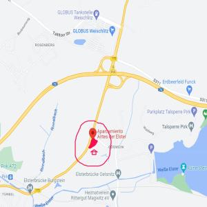 A 72 Häuschen B173 mit Parkplatz