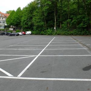 Parkplatz  und Toiletten Wuppertal Stadion