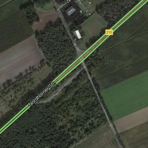 B 213 Lohne ri. Nordhorn