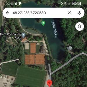 Parkplatz beim Sportplatz Rust