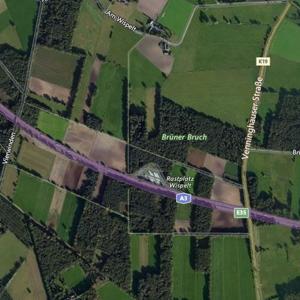 Parkplatz Wispelt an der A3