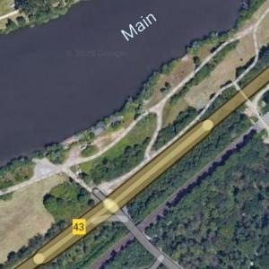 Waldparkplatz zwischen Raunheim und Kelsterbach